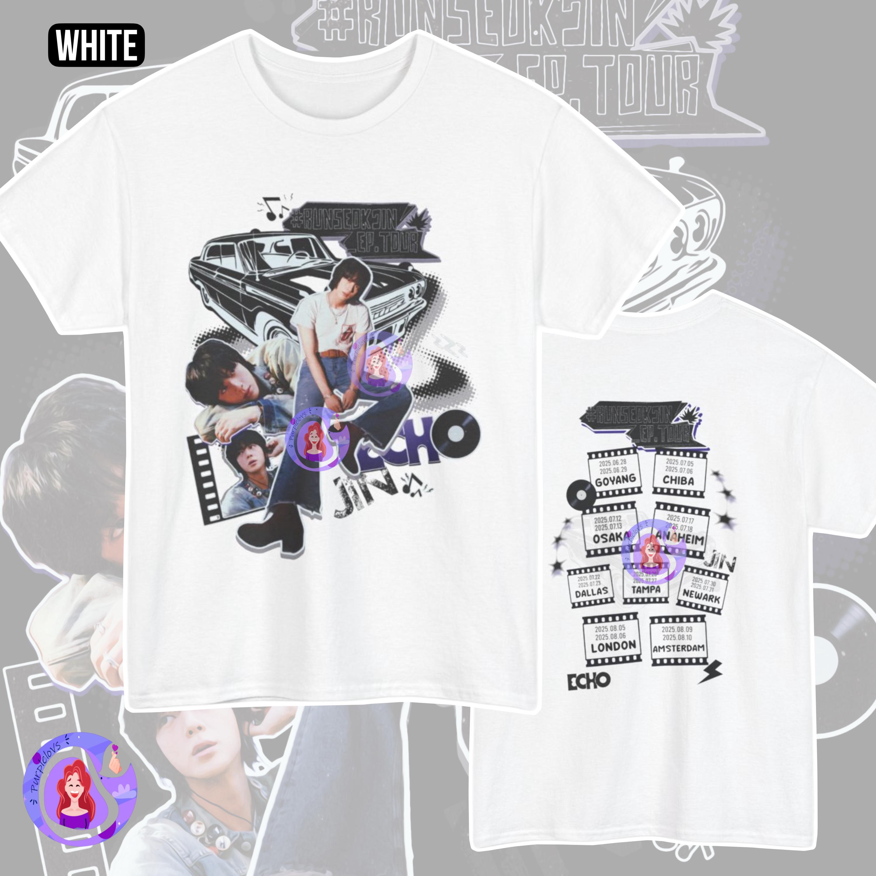 JIN RUNSEOKJIN ツアーコンサートシャツ、ジンシャツソクジン T