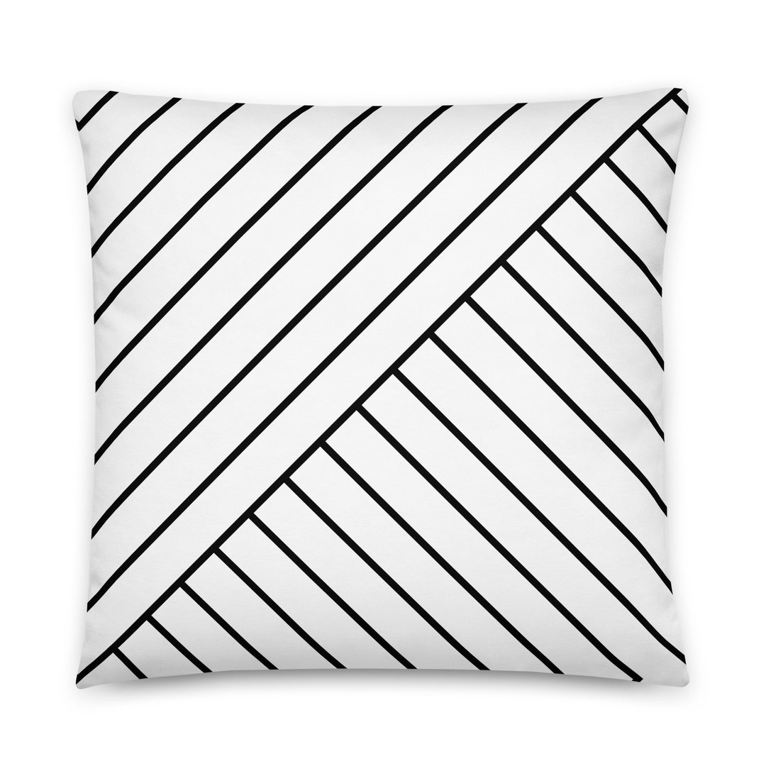 Blackonwhitevectors Pillow Decorative Throw Pillows Etsy