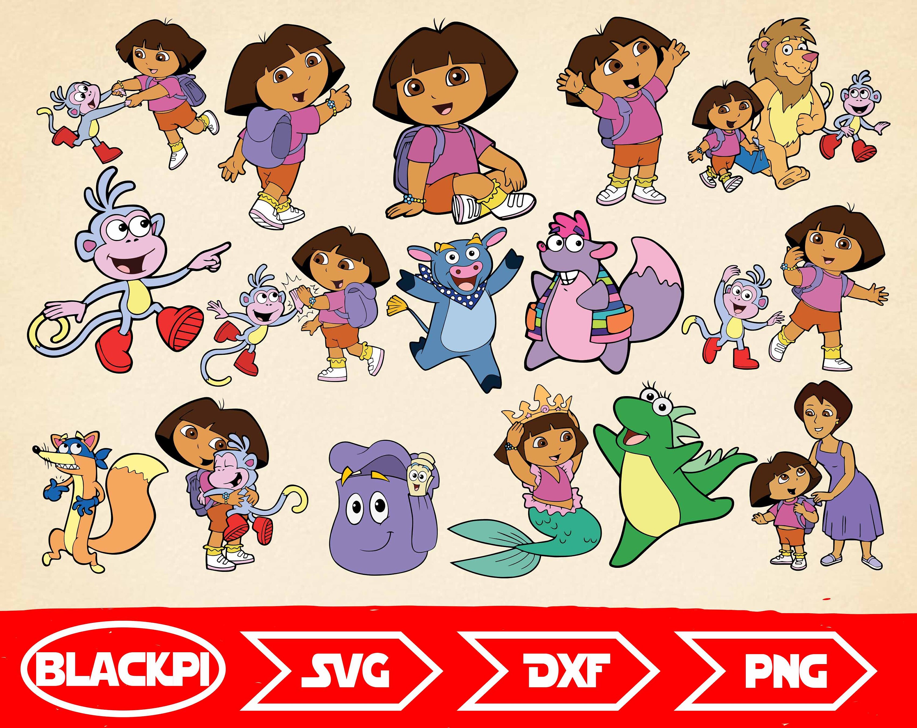 Dora the Explorer svg dora svg tico svg boots svg dora Etsy