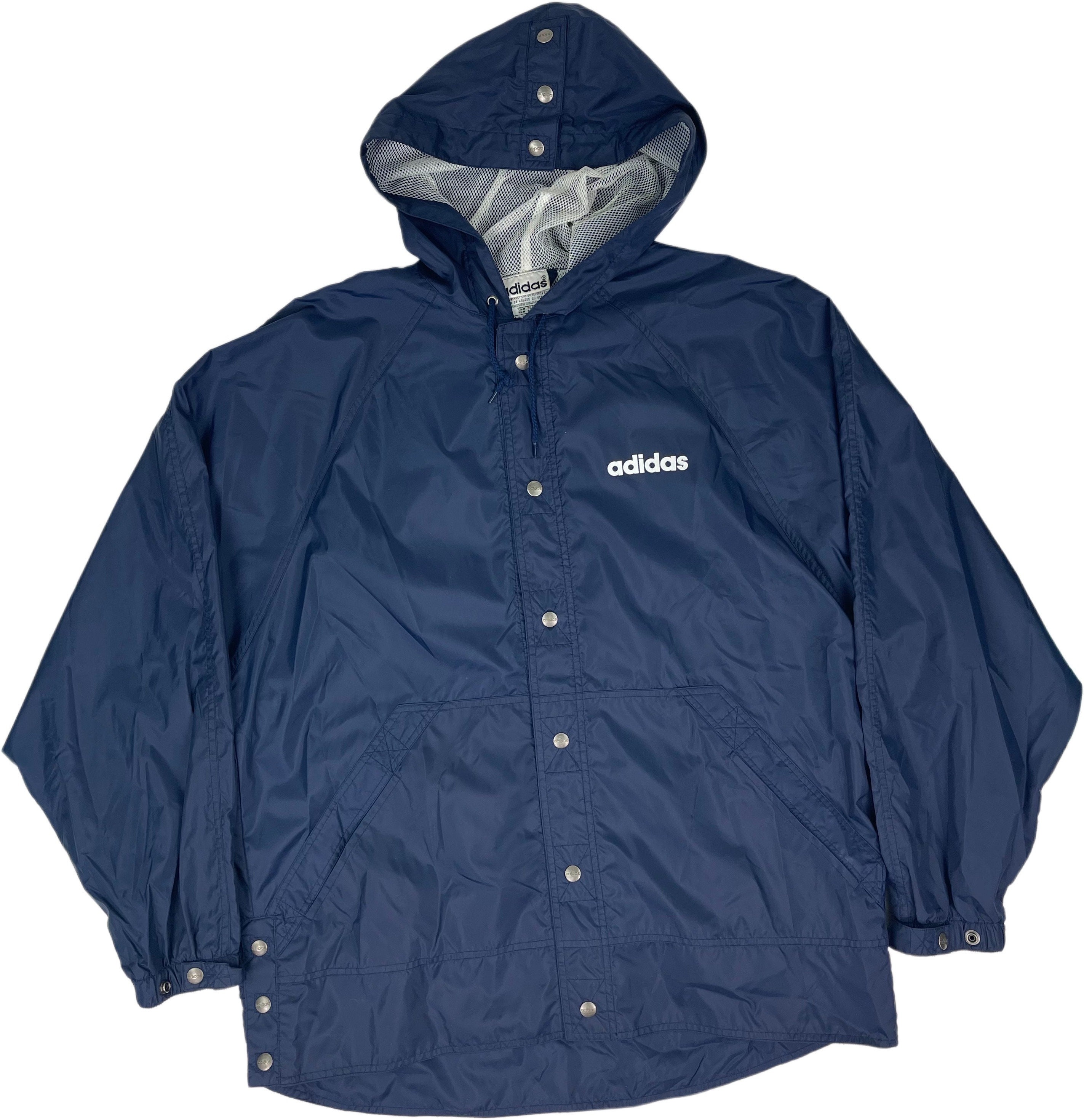 Adidas pullover best sale rain jacket