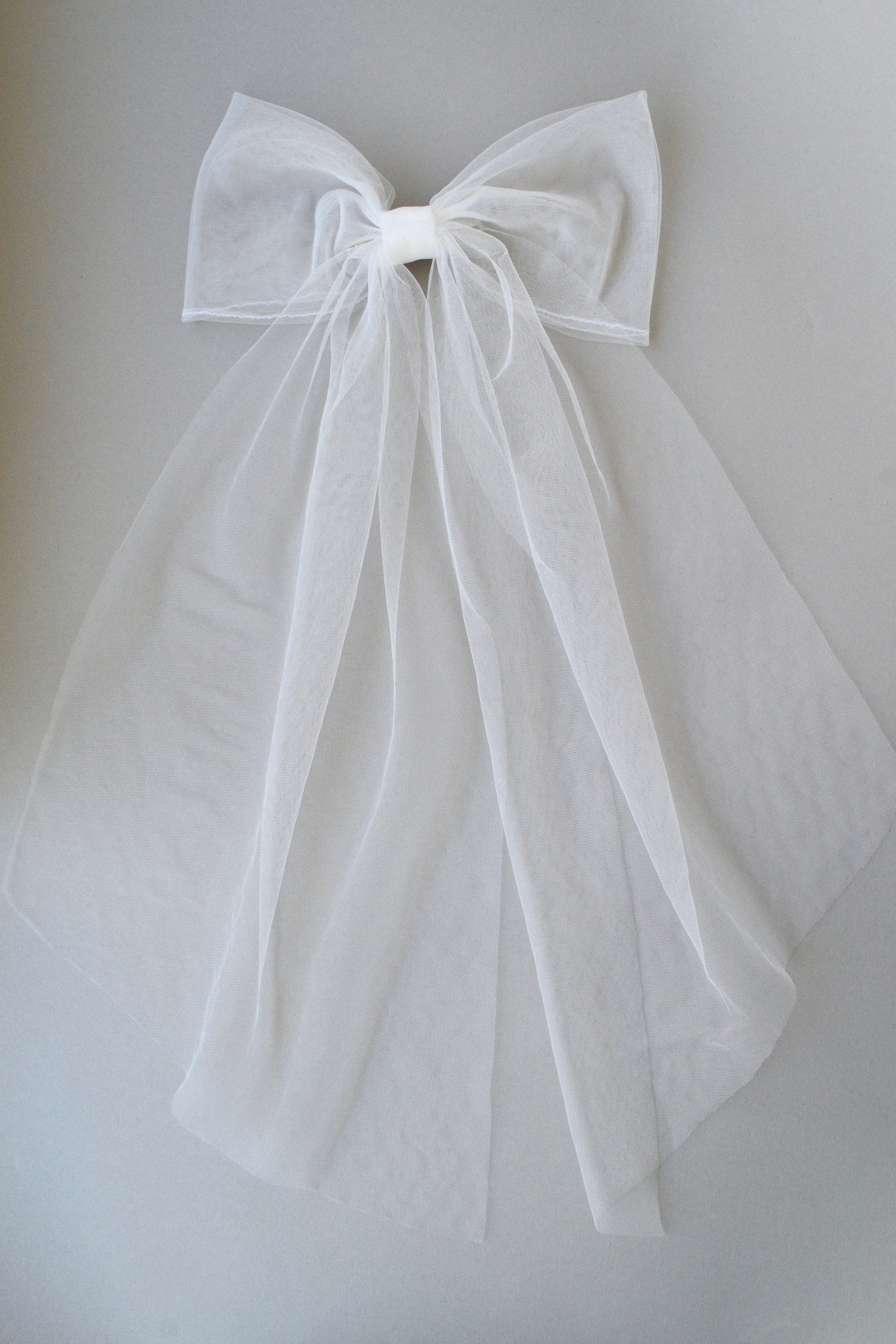 Bridal bow wedding veil bridal veil wedding bow white bow Etsy