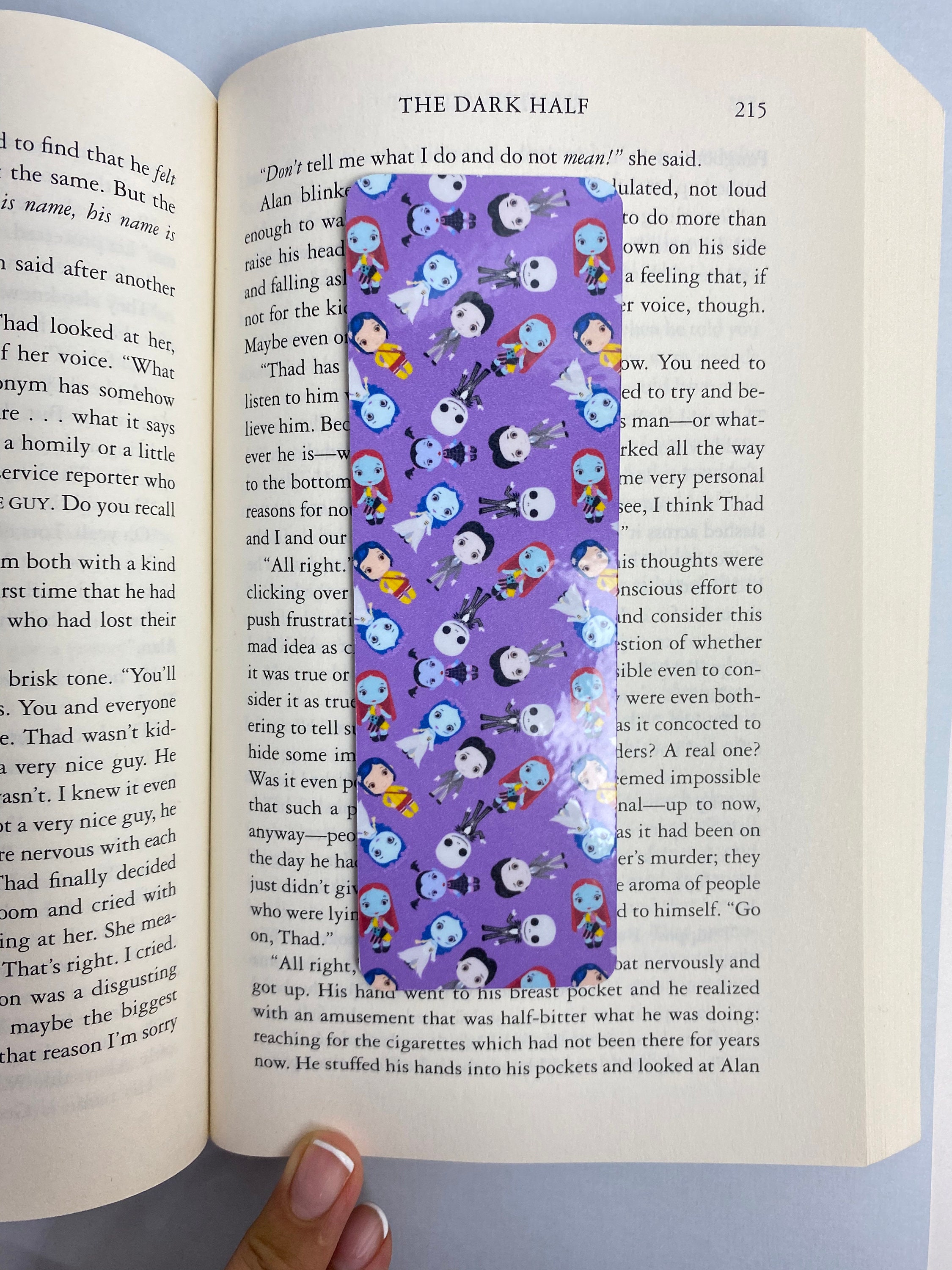 horror bookmarks regular rectangle bookmark etsy