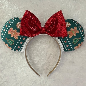 Mickey & Minnie Gingerbread Man Ears