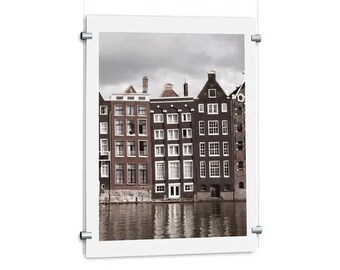 Wall mounted picture display kit for special occasions, graduation, wedding or birthday