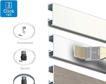 Gallery Wall Kit 2m Picture Hanging System Move & Rehang Frames – Wires + Hooks