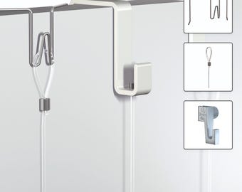 Picture Hanging Bundle – Essential Hooks & Wire Set – Home Gallery Wall Starter (See Photos)