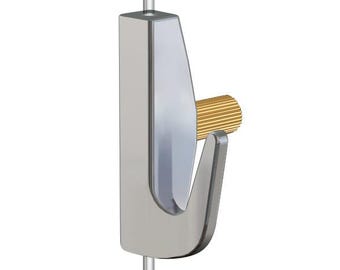 Heavy Brass Picture Hook – Strong Frame Hanging Hook – Classic Finish for Wall Art & Mirrors