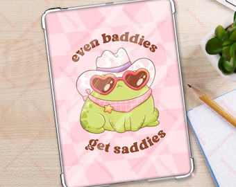 Sassy Frog Kindle Insert, Cute Froggy Kindle Insert for Clear Case, Bookish Kindle Paperwhite 10 Gen Basic Colorsoft E-reader Bookish Decor