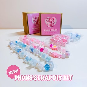 Dragonne de téléphone en perles à fabriquer soi-même, kit d'activités DIY pour chaîne de téléphone portable, activités DIY pour adultes et enfants, Idée cadeau, Remplissage de bas de Noël