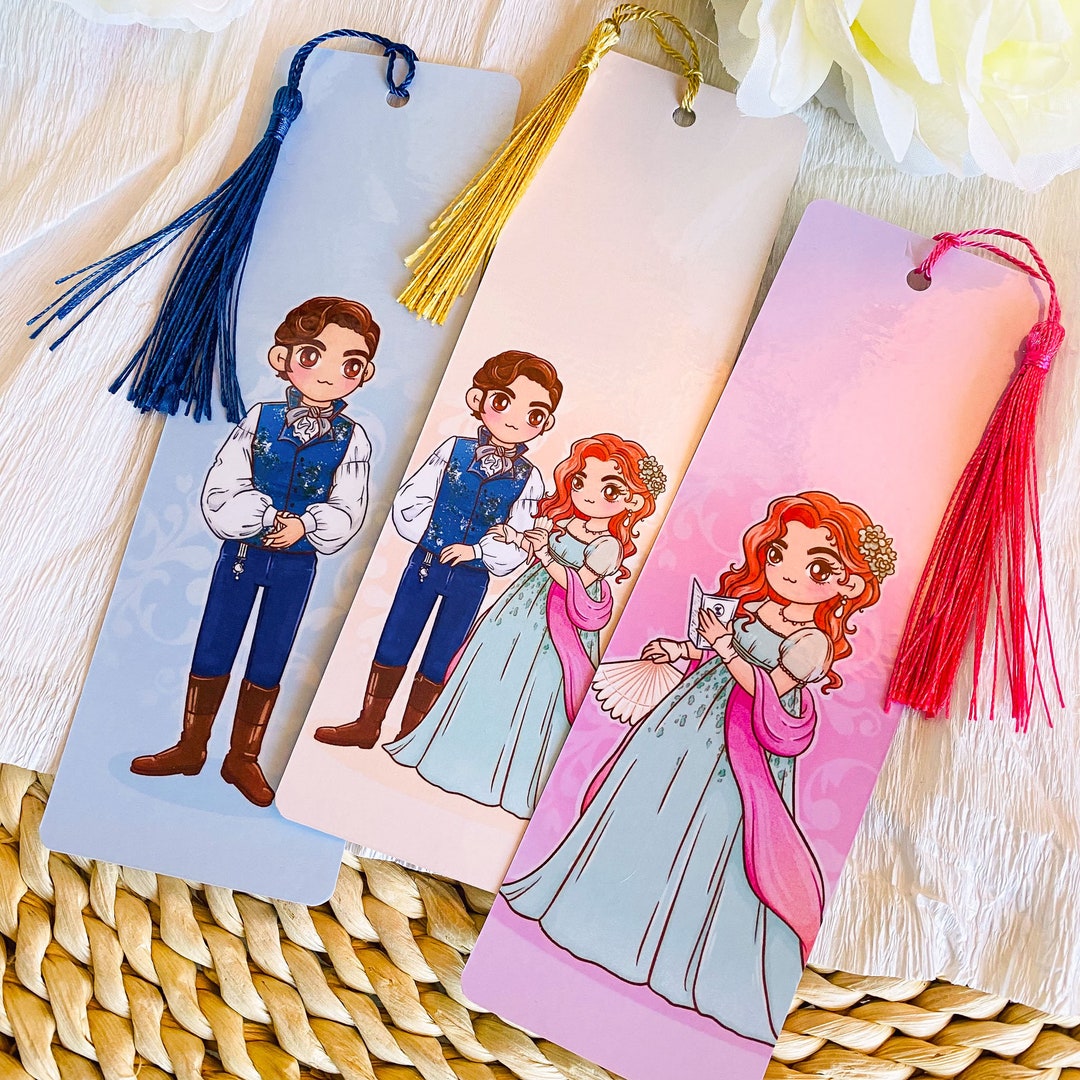 Bridgerton Colin and Penelope Fanart Bookmarks - Kawaii Penelope ...