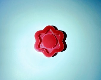 Moule shaker Hexagram pour moule imprimé/silicone en résine/3d