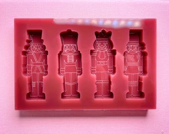 Nutcracker Soldier Silicone Mold Acrylic Resin Mold