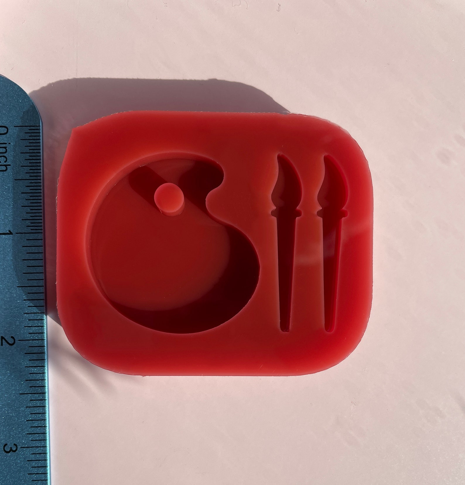 Mini Paint Palette Mold Resin /silicone Mold for Resin Etsy