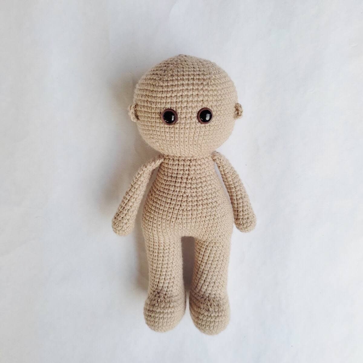 Crochet doll sale body pattern