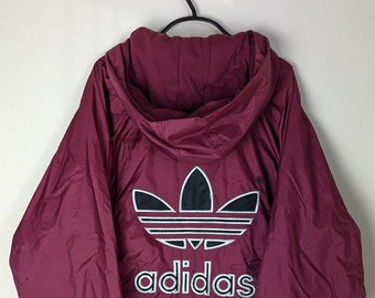 vintage adidas jacket blue