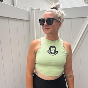 mickey crop tank