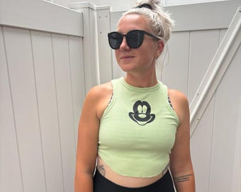 mickey crop tank