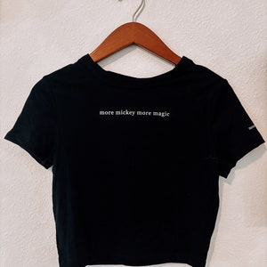 More Mickey more magic shirt or crop top