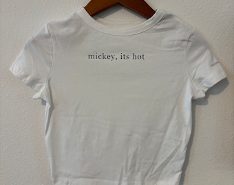 mickey it’s heißes Shirt oder bauchfreies Top