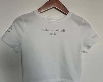Chemise ou haut court pour mariée bibbidi