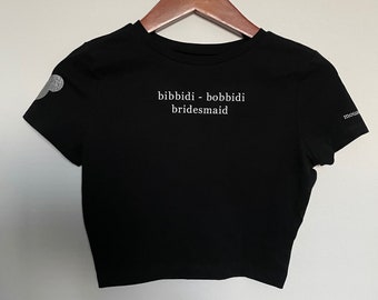 Camisa o top corto para dama de honor Bibbidi Bobbidi