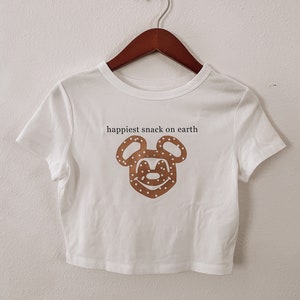 Mickey pretzel shirt or crop top
