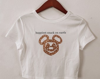 Chemise ou haut court en bretzel Mickey