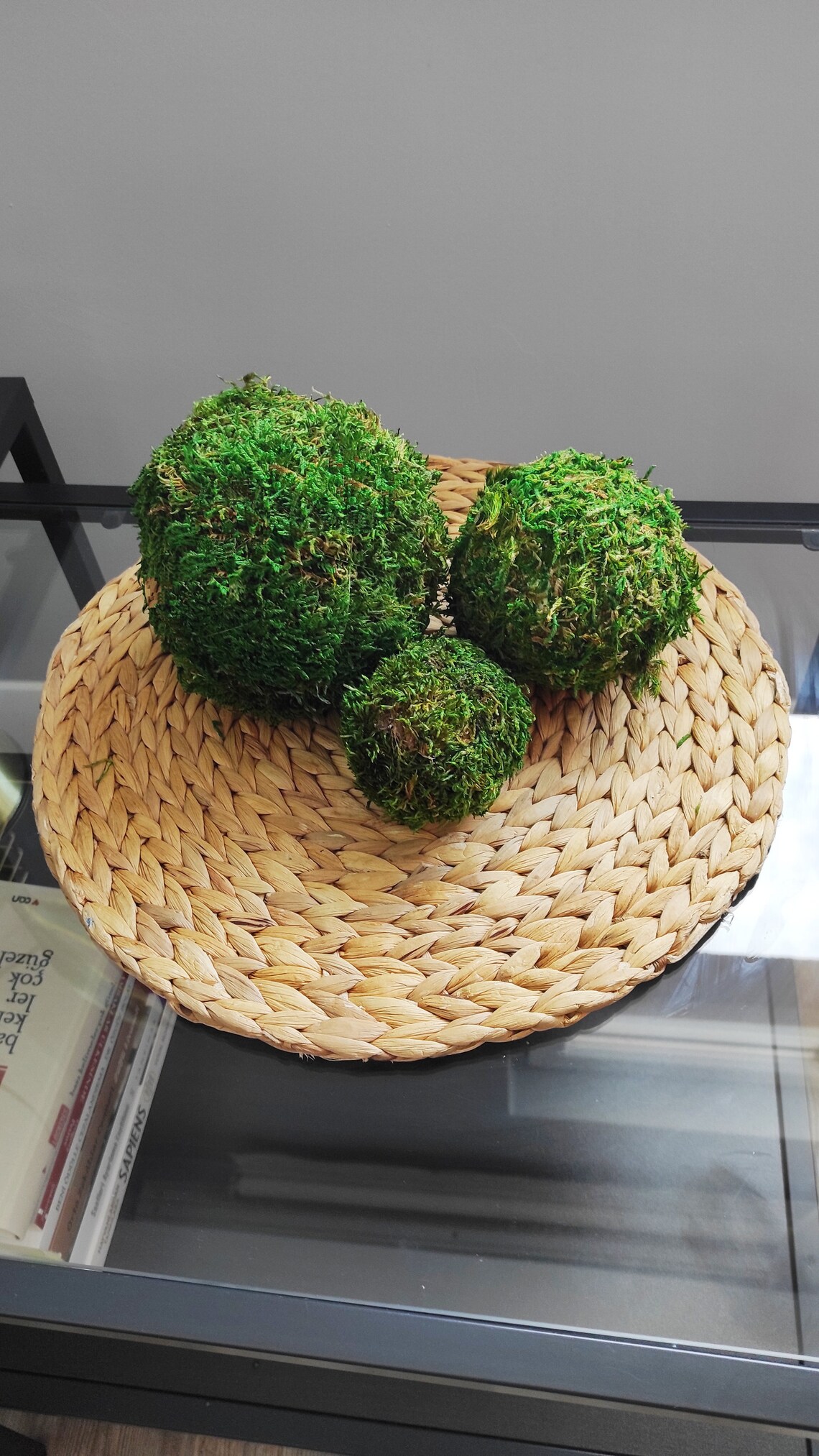 Moss ball moss decor rustic decor natural decor farm house Etsy