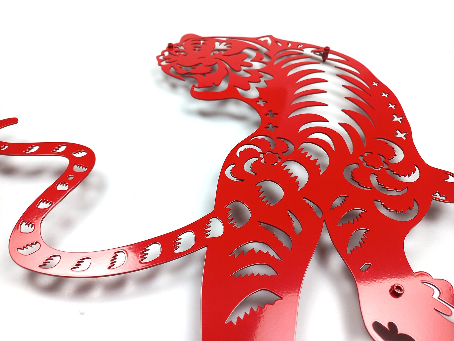 CHINESE DRAGON and TIGER Metal Wall Art Chinese Tiger Year Etsy