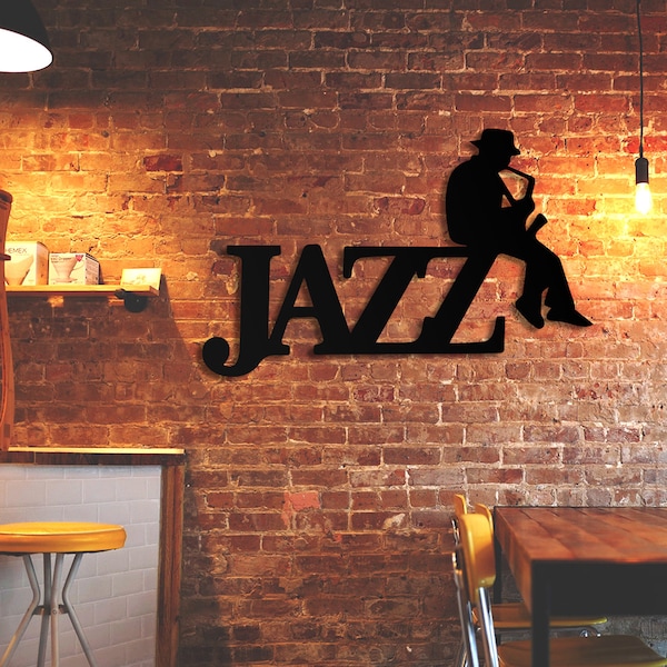 Jazz Metal Wall Art Etsy