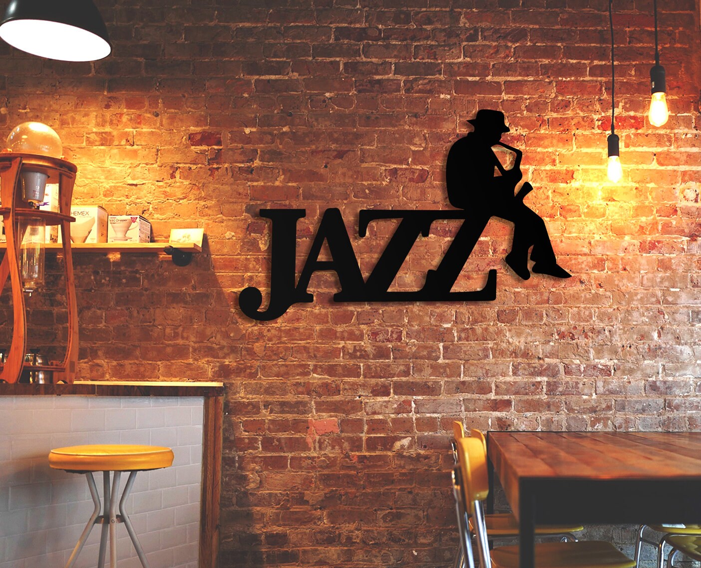 JAZZ WALL ART Jazz Music Metal Wall Decor Musician Gift Etsy
