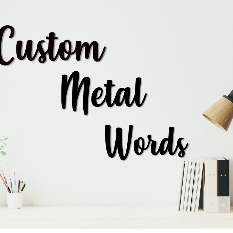 Custom Metal Letters - Etsy