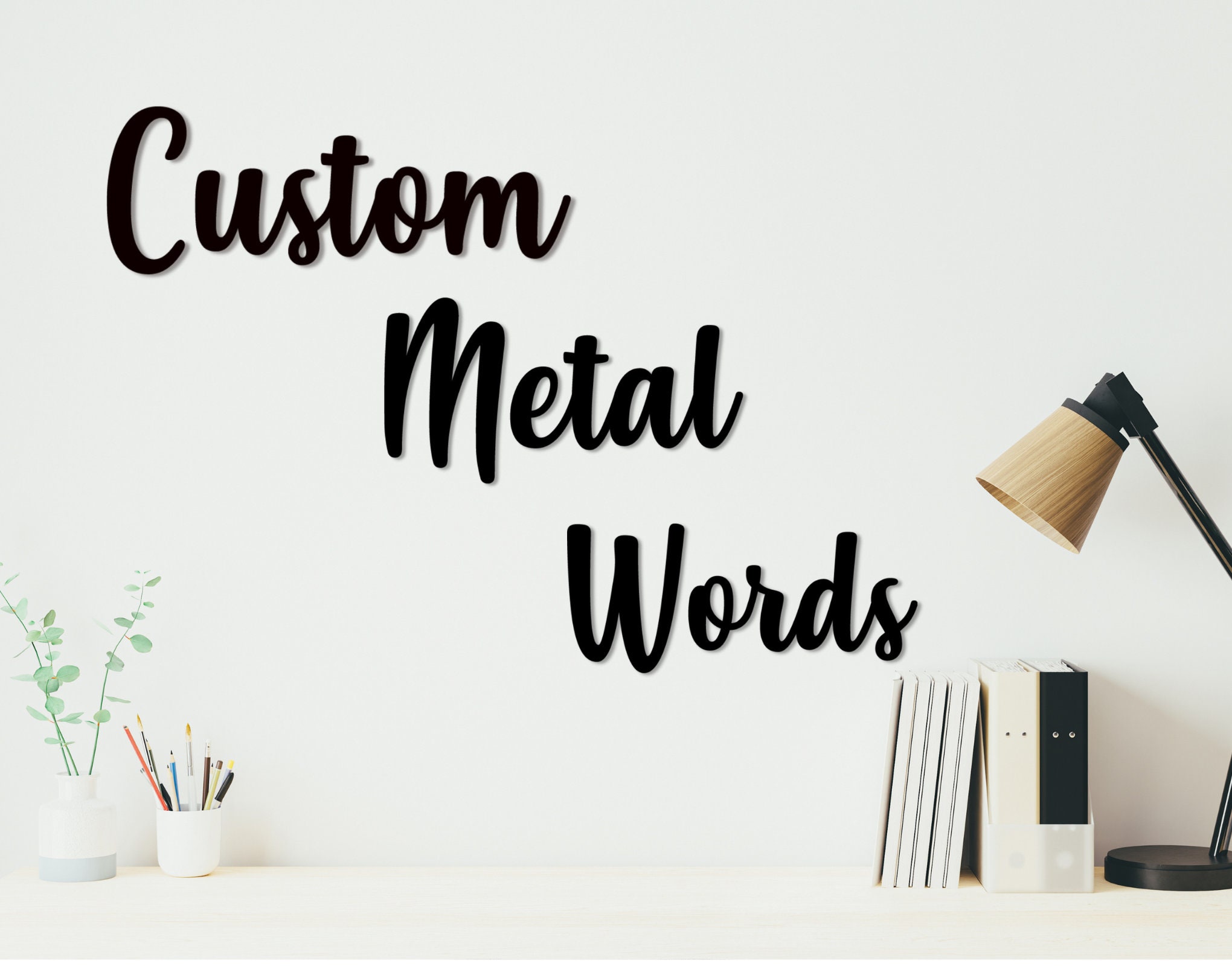 Custom Metal Letters Custom Metal Wall Signs Metal Wall Etsy