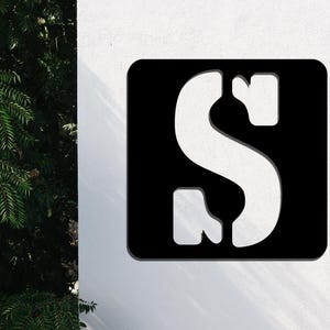Letras de parede de metal personalizadas, texto personalizado para berçário, logotipos e letras para decoração interna e externa, placa de metal para área externa, placa de endereço, placa com nome de bebê