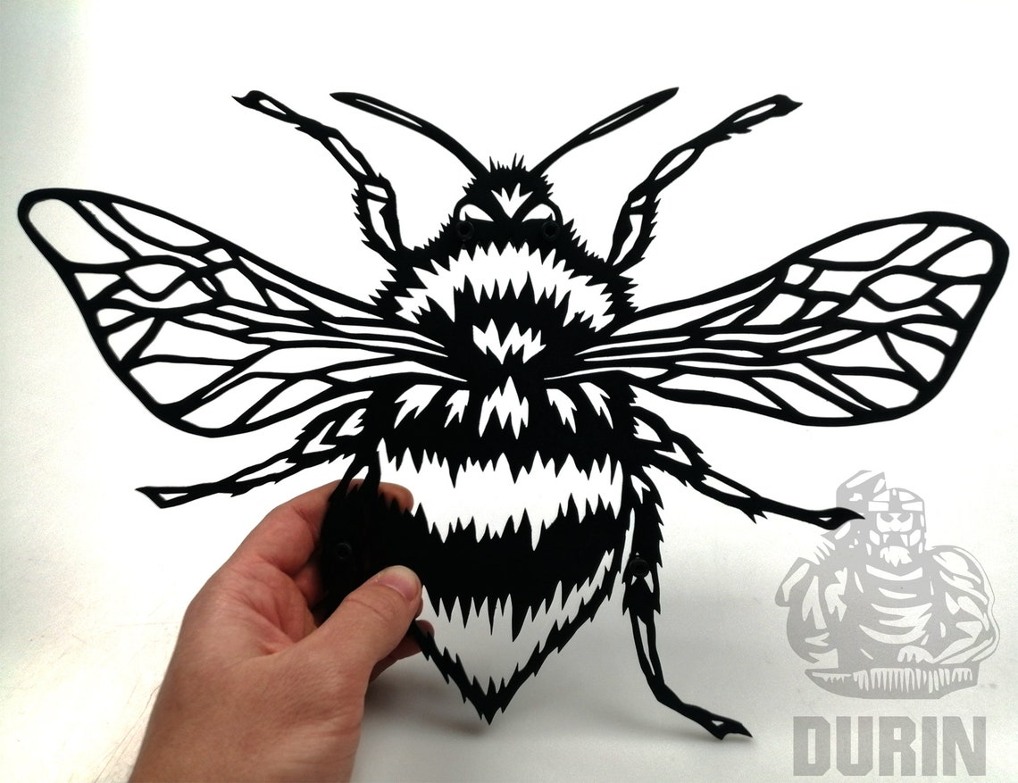 BUMBLE BEE Metal Wall Art Wall Decoration Living Room Etsy