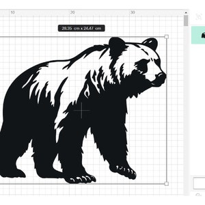 Bear SVG, Bear Silhouette Cut File Perfect for Cricut, Camping SVG Png Dxf Files | Commercuial Use |  Digital Download