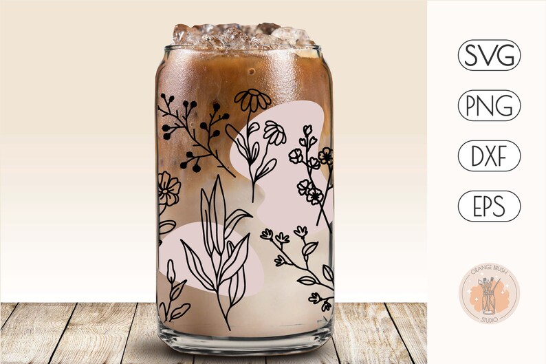 Summer Wildflowers SVG Can Glass Wrap Beer Coffee 16 Oz DIY

Download this Can Glass Wrap to create your own custom Glass Cans or Tumblers! Glass Wrap SVG is compatible with Cricut and Silhouette Cutting Machines.