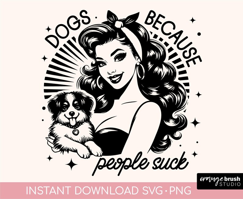 Retro Housewife SVG Bundle - Funny Sarcastic Quotes - Trendy 1950s Vintage Woman SVG, 20 Pop Art Designs for Crafts - Digital Download image 6