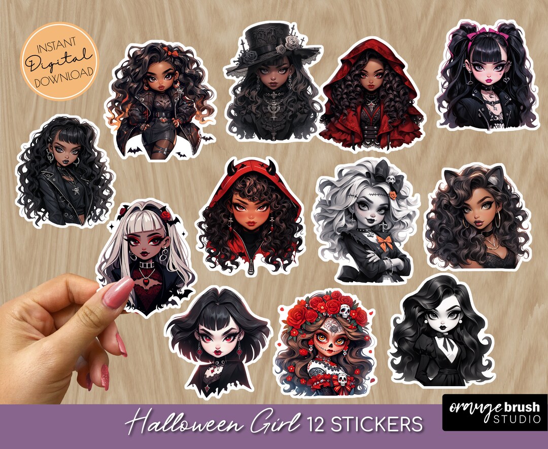 halloween girl printable