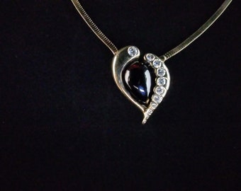 Customen designed diamond heart pendant