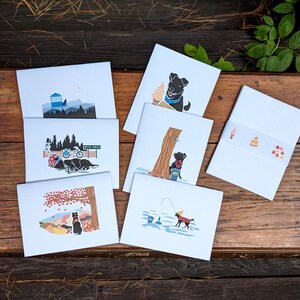 Vermont Welpe | Assortierte Grußkarten Set