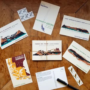 Trekking Patagonien Austral | Chiles | Assortierte Postkarten Set
