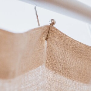 100% Natural Hemp Linen Shower Curtain Liner - Etsy
