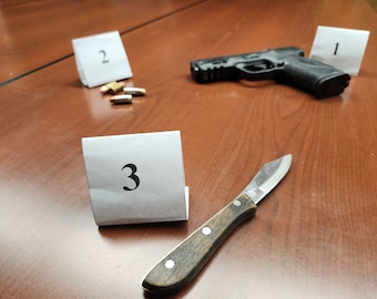 Printable Evidence Markers