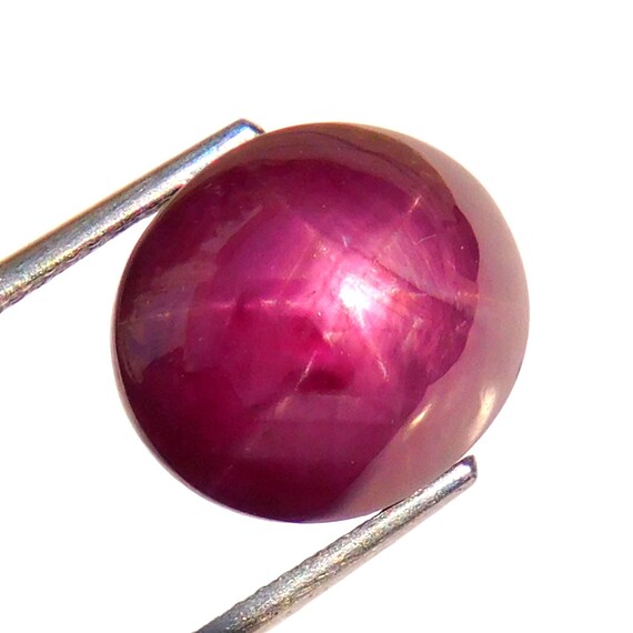 14.40 Carat Star Ruby Cabochon: Unheated 6 Rays Gemstone - Etsy