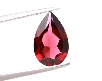 Deep Red Garnet Gemstone: 4.70 Carat Oval Cabochon - January Birthstone