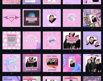 Y2k canva template - Etsy France