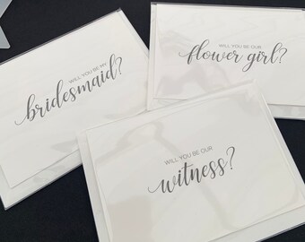 Will you be my... Cards | Wedding Proposal Cards | Will you be my Bridesmaid | Wedding Cards Pack | Wedding Party Proposal Cards