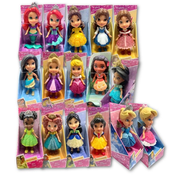 Poseable princess mini figures