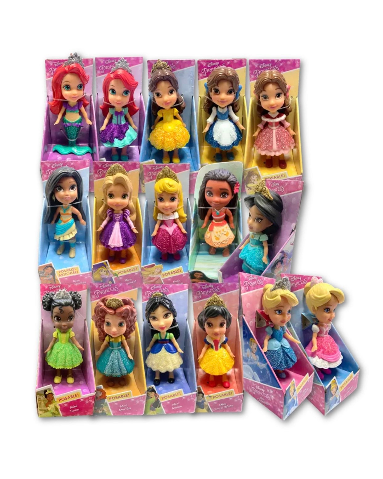 Poseable Princess Mini Figures 